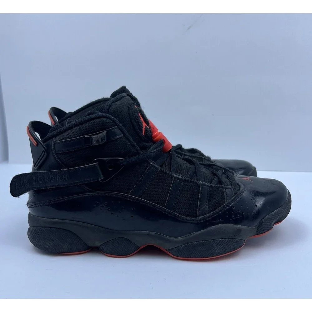 Nike Air Jordan 6 Rings Men's Sneakers Shoes Black Infrared US Size 8.5